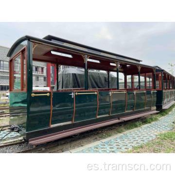 Pistas de manchas escénicas al aire libre Tren eléctrico de turismo